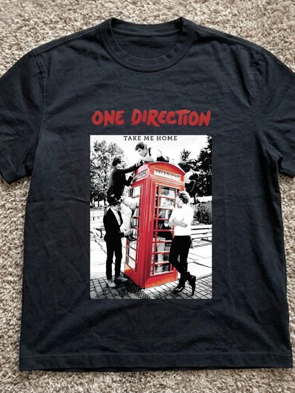 Black One Direction t shirt